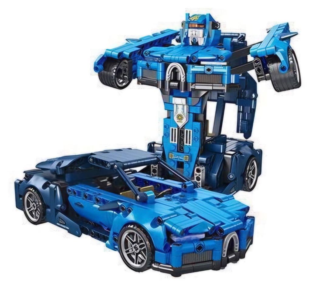 Forange FC9112 Transformer blau Klemmbaustein 717pcs Produktbild 