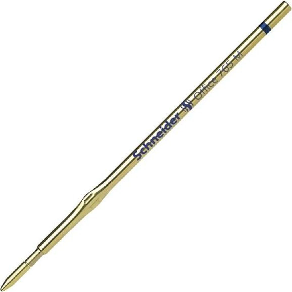 A close-up shot of a pen refill.