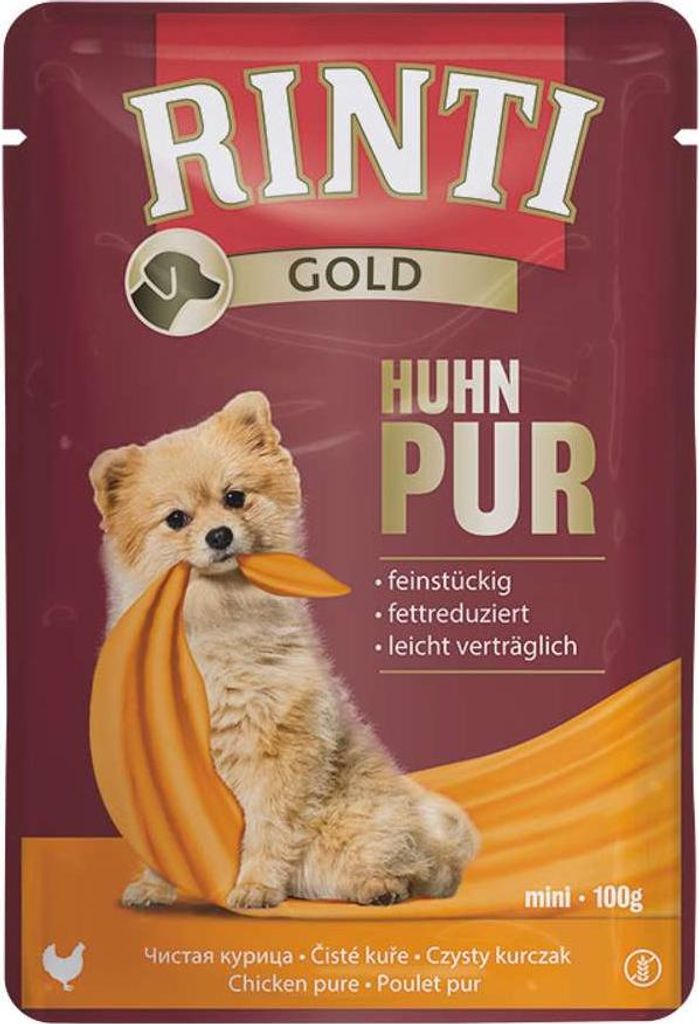 Rinti - Gold 10x100g | Huhn Pur