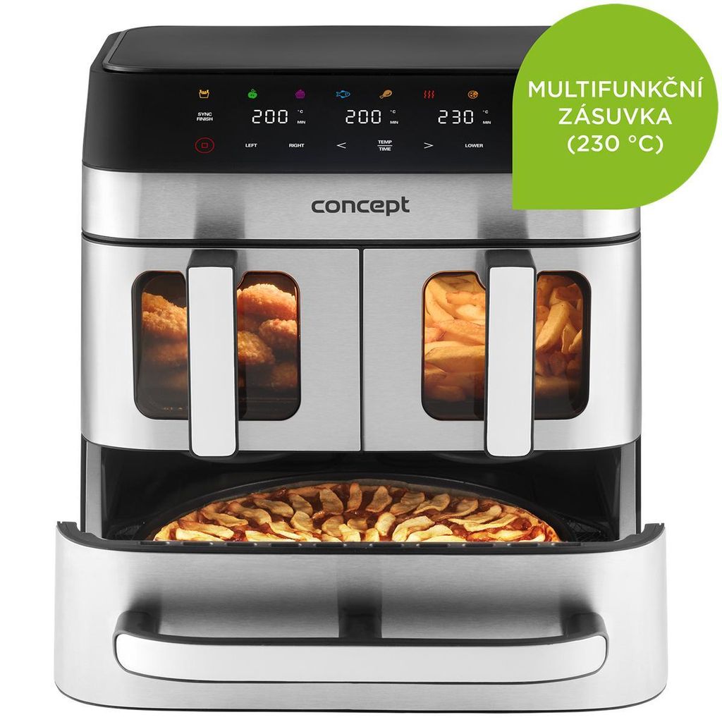 Friteuse à air chaud 18,5 l PIZZA TRIO Concept FR9000 XXL Image du produit 