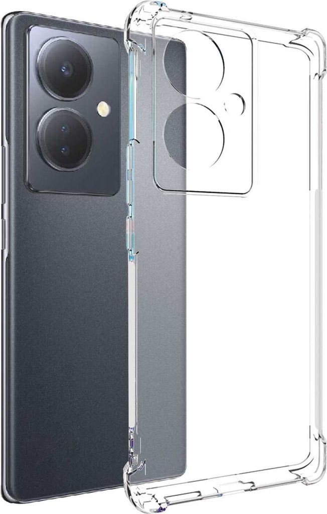 TPU Hülle Clear Armor Soft Case für vivo Y78 5G, Y78 Plus 5G, vivo V29 Lite 5G (6,78'') - transparent