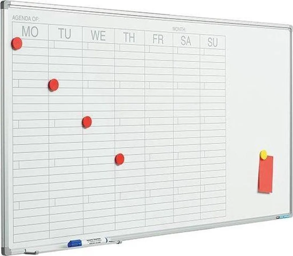 Tableau de bord 60 x 120 cm 5 semaines pour ne plus oublier vos rendez-vous