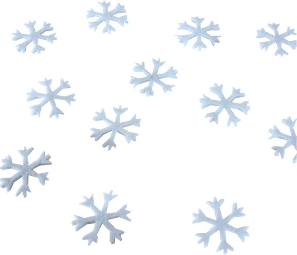 440s Filz-Schneeflocken D ca. 3,5 cm