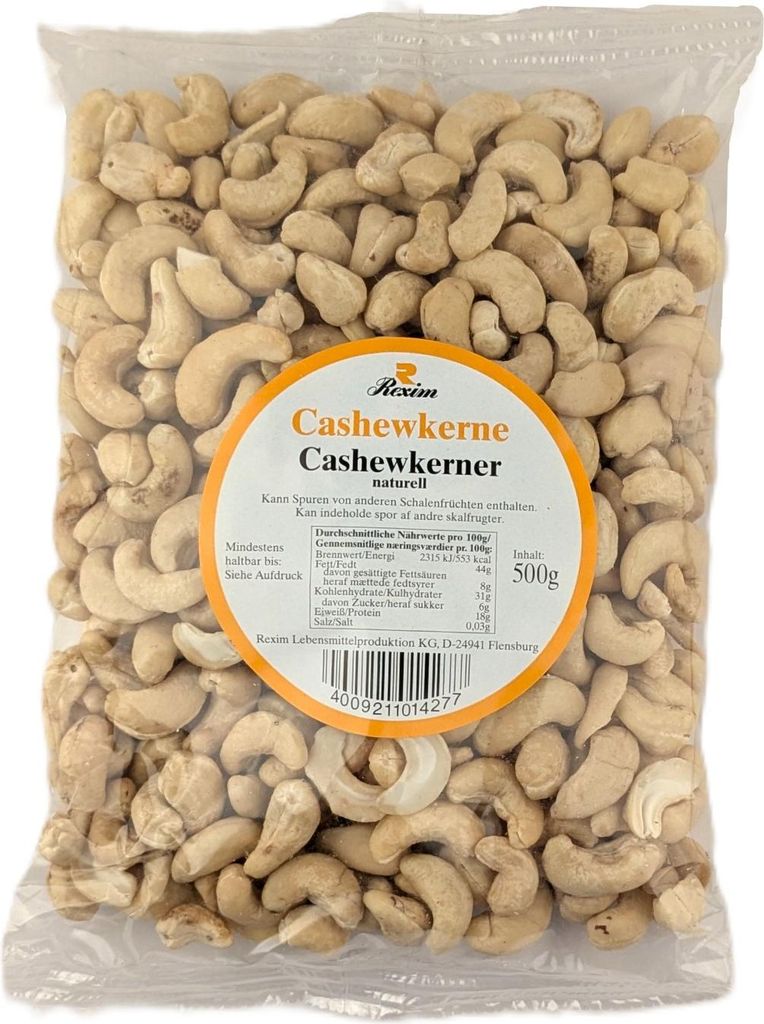 Rexim Cashewkerne 500g Produktbild 