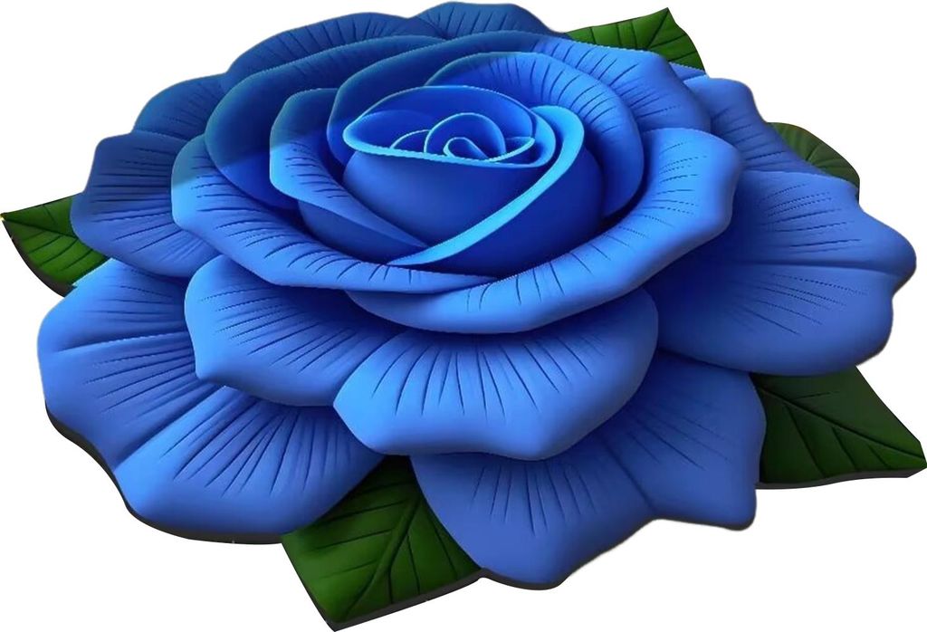 Plüschige Bodenmatte mit Blumenmuster, saugfähiger Kieselgur-Bodenteppich, rutschfester Teppich mit 3D-visuellem Blumenmuster für Schlafzimmer, ...