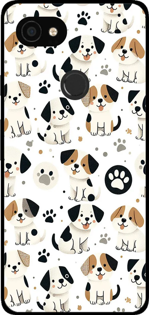 Cover Pixel 3A XL "Cani Ovunque" - Custodia TPU Resistente e Flessibile