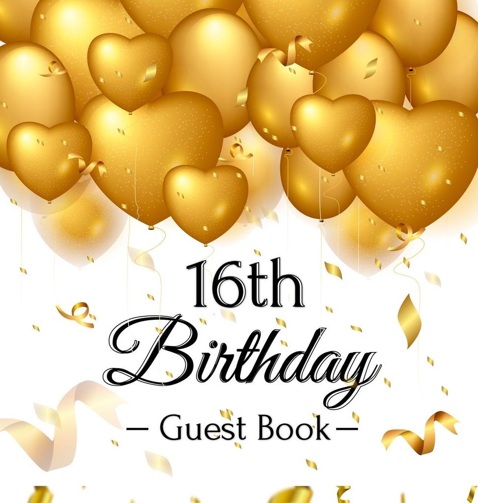 Sweet 16 Birthday Guest Book