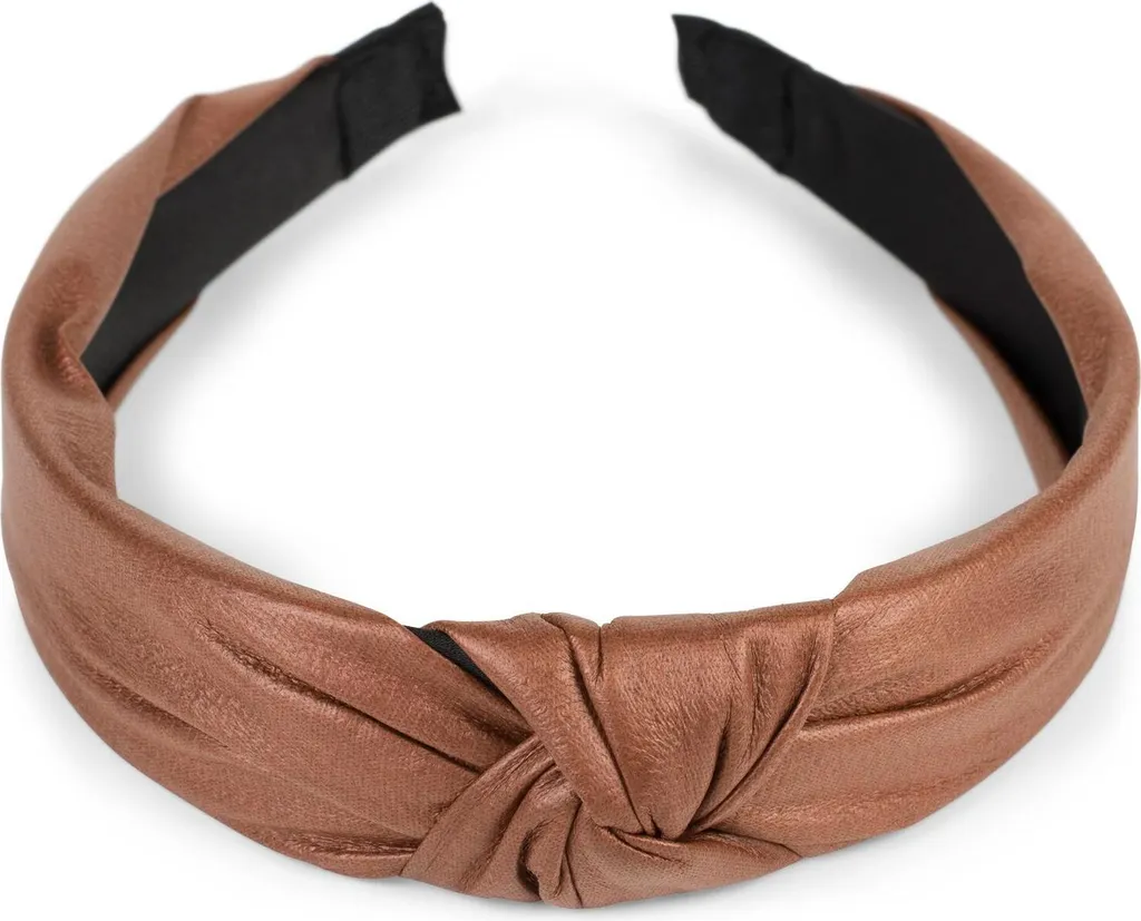 Accessorio Capelli Retrò styleBREAKER - Cerchietto Nodo Ecopelle