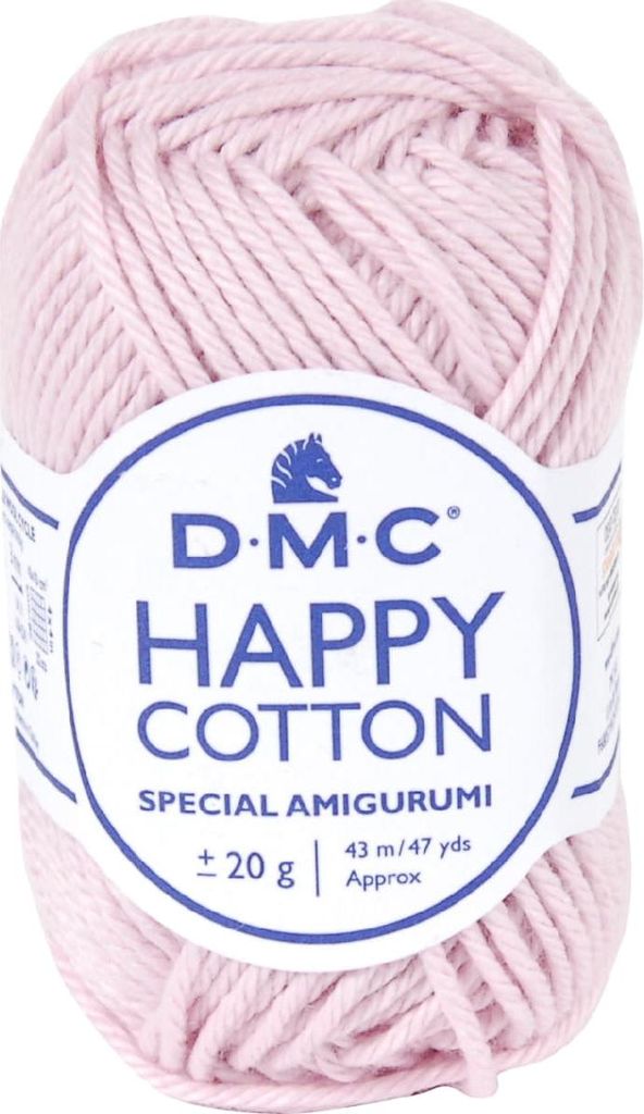 DMC Happy Baumwolle – weiches Garn aus 100 % Baumwolle, 392 (Farbe 760)
