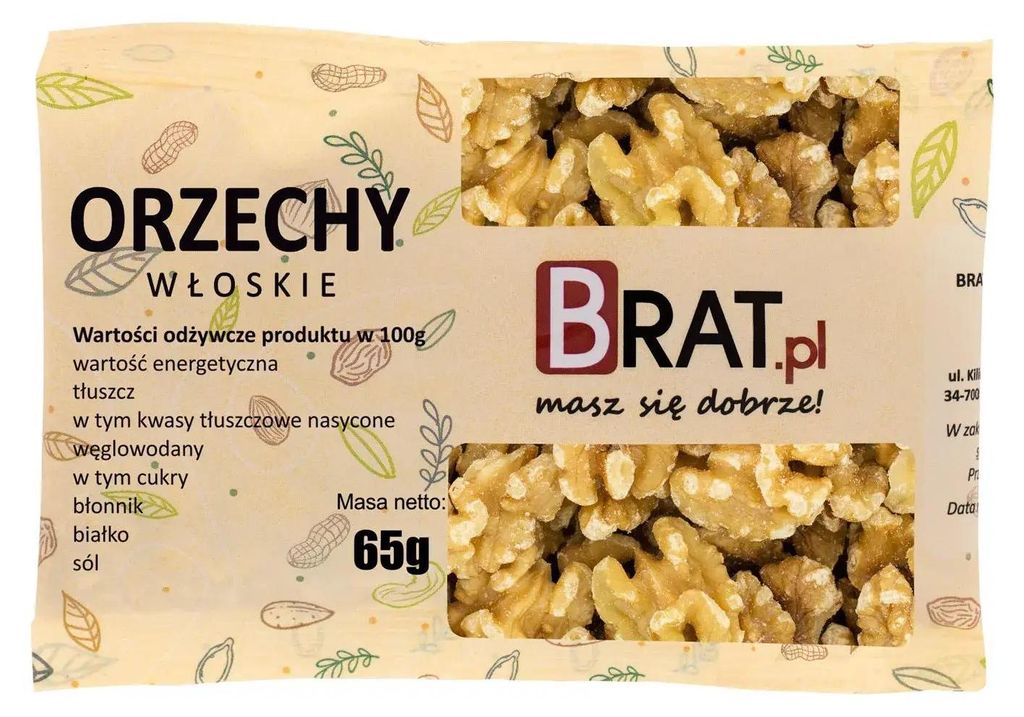 Orzechy włoskie 65g Zdjęcie produktu 