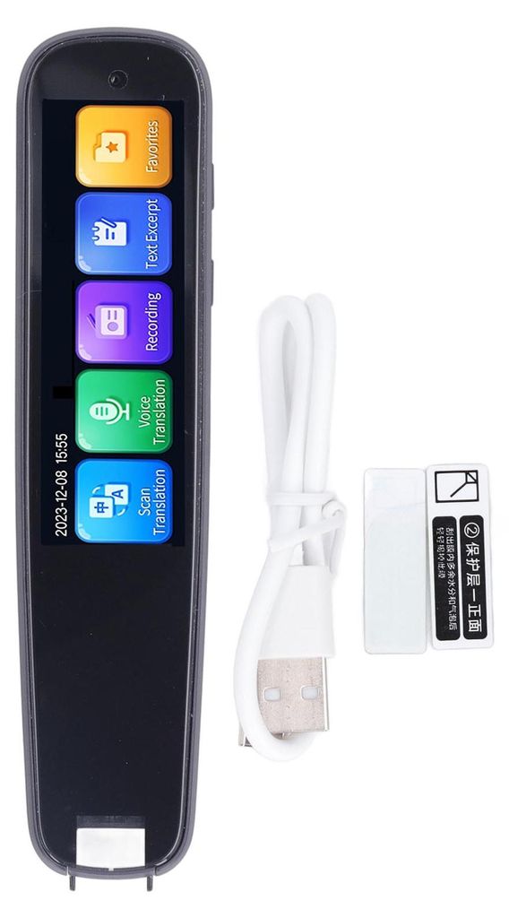 Scan-Reader-Stift-Sprachübersetzer, intelligentes digitales übersetzungsgerät für Dyslexie-Meetings, 112 Sprachen mit Sprachausgabe