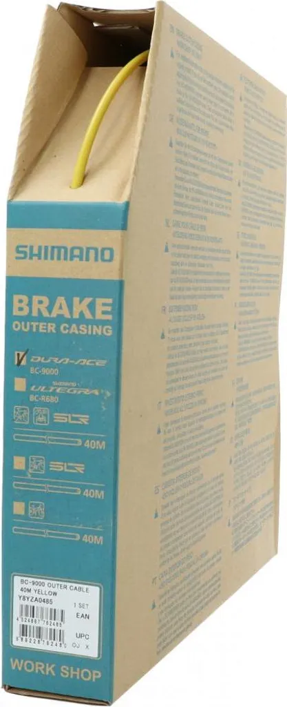 Gaine de frein Shimano Dura-Ace jaune 40m pour rénovation et atelier