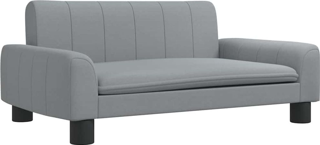 vidaXL Pelíšek pro psy Light Grey 70x45x30 cm Látka Obrázek produktu 