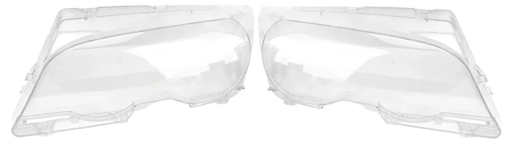 Caches Phares Transparent en ABS Haute Résistance pour BMW E46 1999-2003