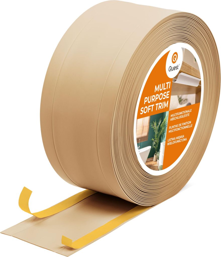 QUEST Listwa wykończeniowa W1 z PCV 6w1 1x95mm, 5m Zdjęcie produktu 