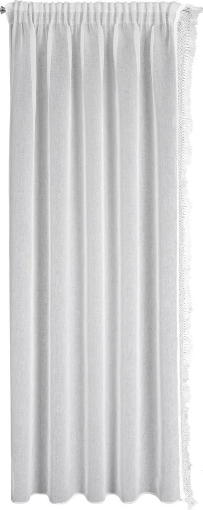 Rideau blanc 140x270 Kira 2 fini les vis-à-vis avec style et éclat