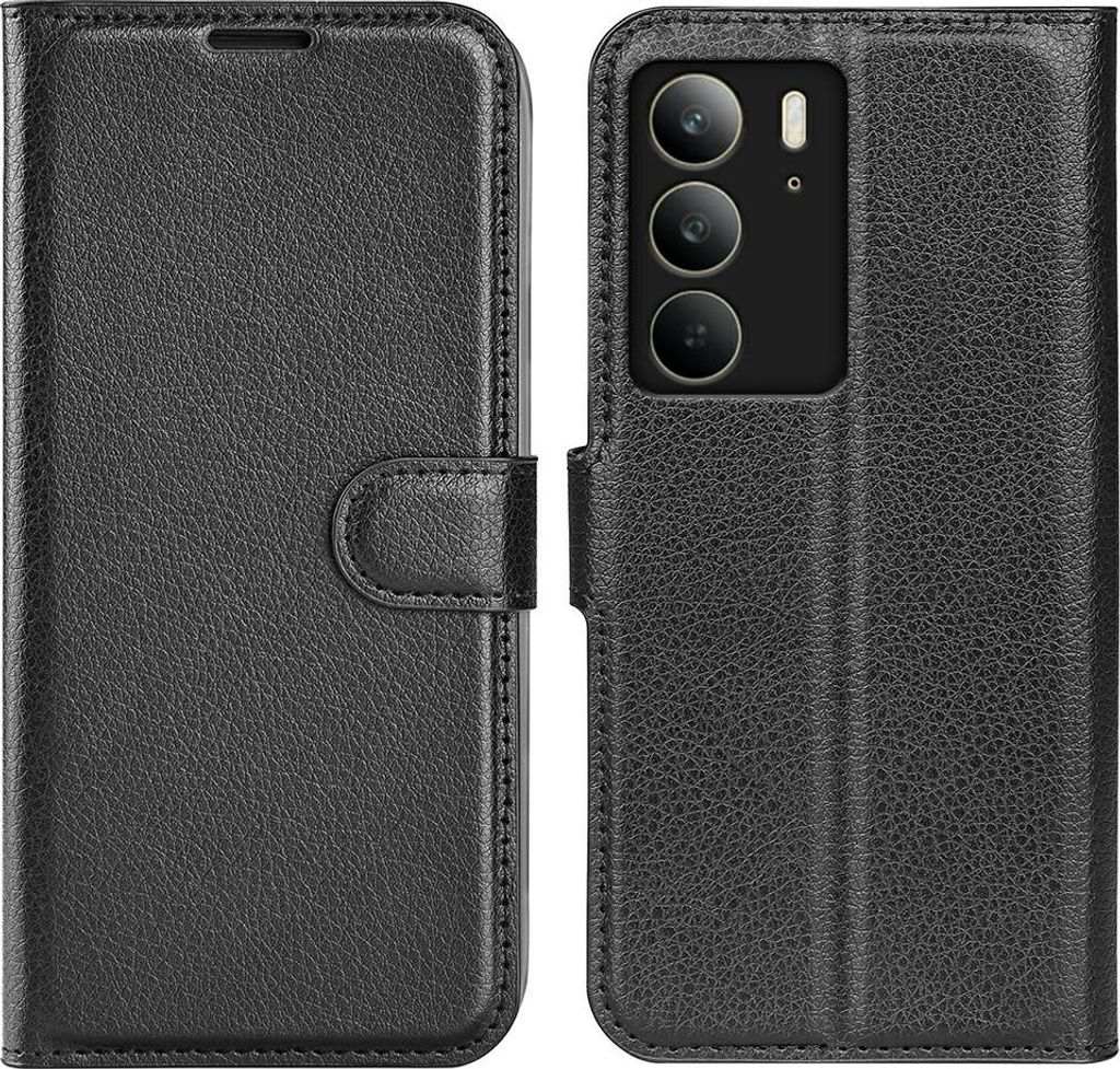 Realme 14x 5G / C75 Hülle - Coverup Klapphülle - Schwarz