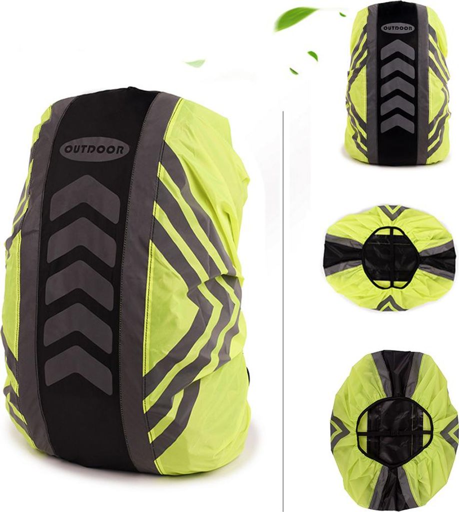 Regenschutz für Rucksäcke Rucksack Rucksack Regenschutz wasserdicht reflektierend Rucksack Rucksack Sport Rückenschutz