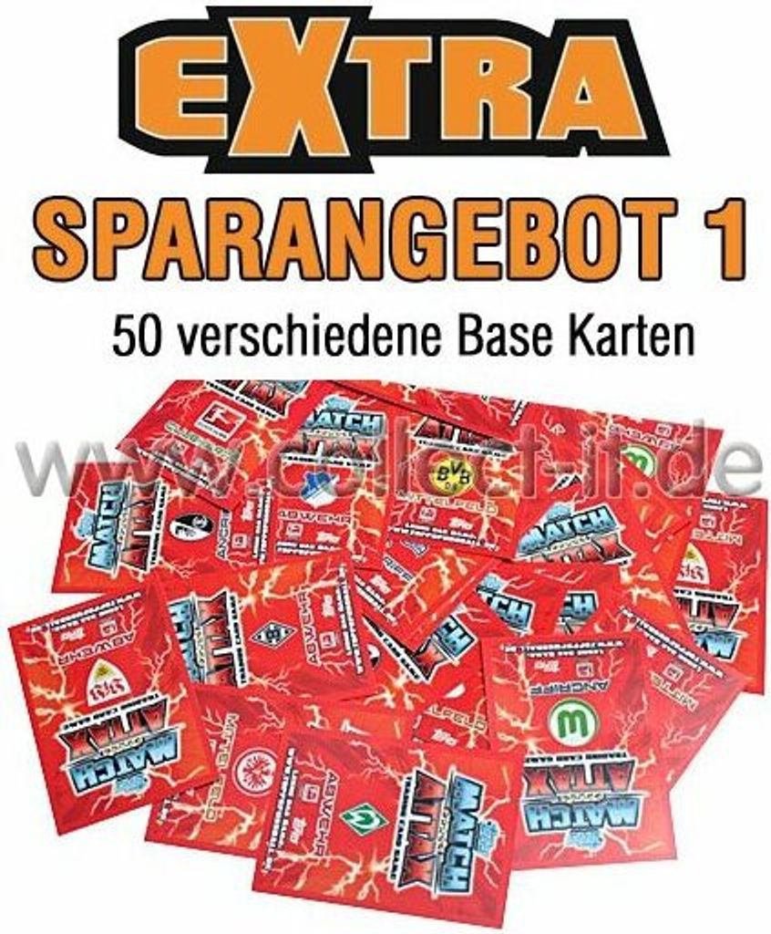 Match Attax EXTRA - Spar 1 - 50 verschiedene Base Karten - Saison 13/14