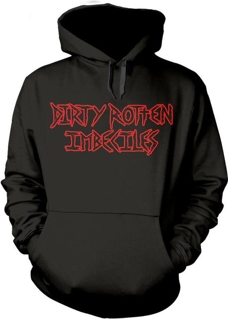 D.R.I. - "Skanker" Kapuzenpullover für Herren/Damen Uni PH935 (S) (Schwarz)