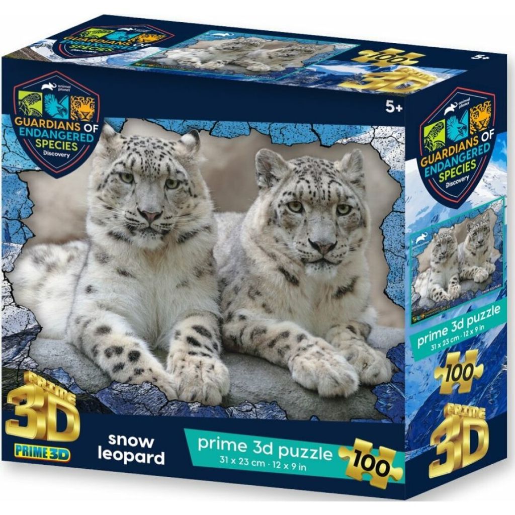 PRIME 3D Puzzle Tierplanet: Bedrohte Tierarten - Produktbild 