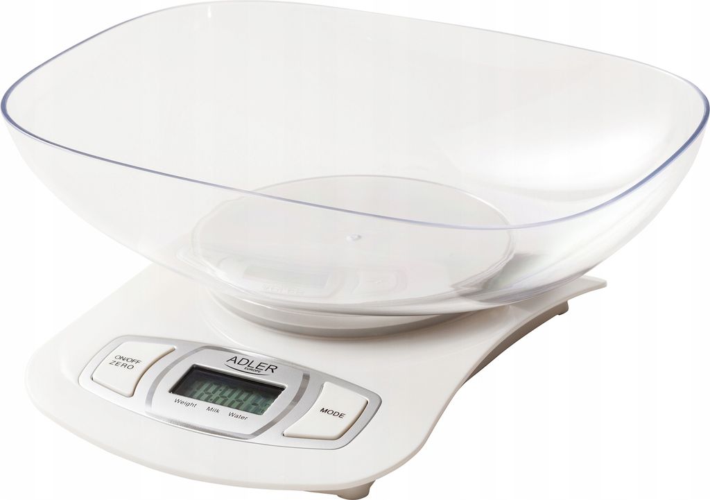 Adler AD 3137s, Elektroniczna waga kuchenna, 5 kg, 1 g, Zdjęcie produktu 