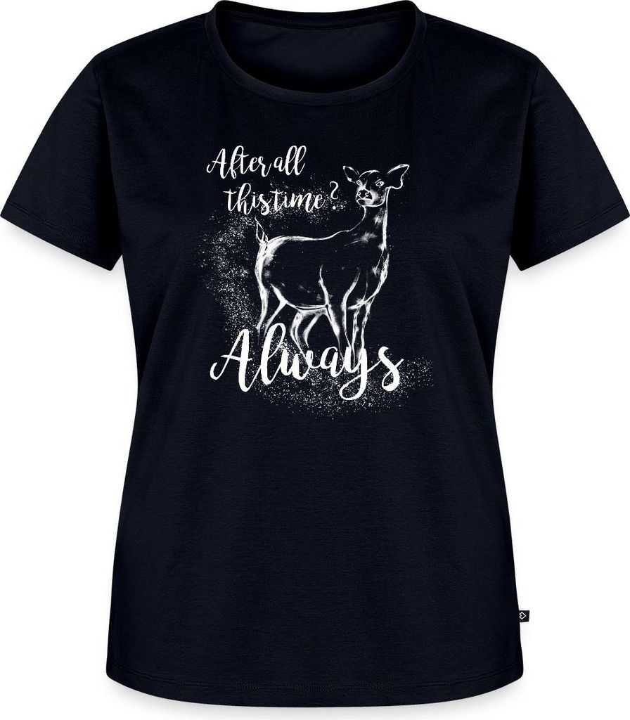 Spreadshirt Harry Potter After All This Time Always Frauen Premium T-Shirt, XS, Navy