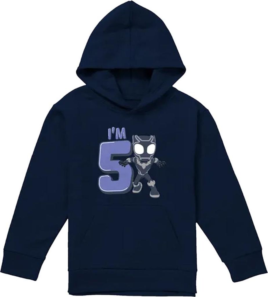 Black Panther - Kapuzenpullover für Kinder, 5. Geburtstag TV24184 (128) (Marine)
