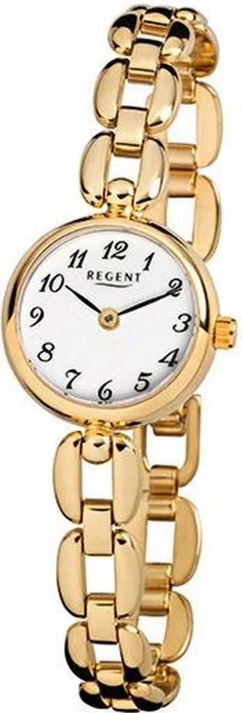 Regent Montre Femme F-1400 : Montre-bracelet Classique en Acier Argenté