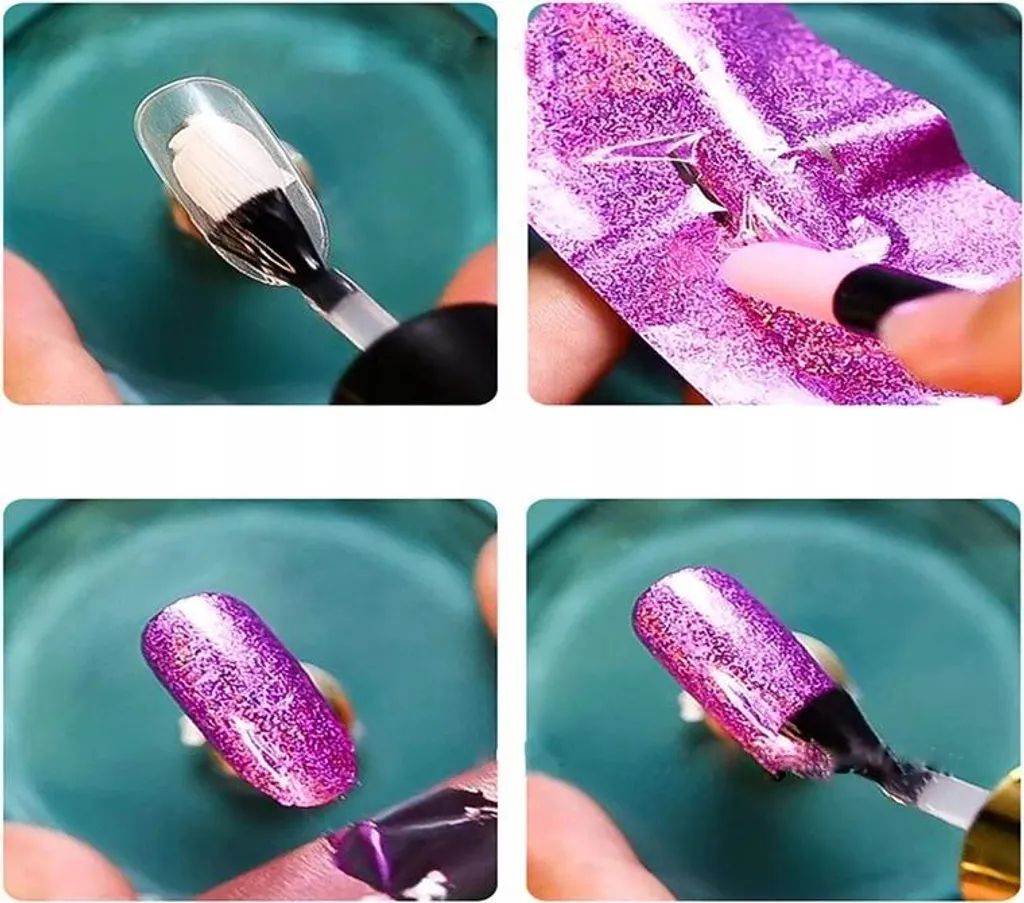 Feuilles de Transfert Ongles Léopard 10 Pièces pour Manucure Design - 10