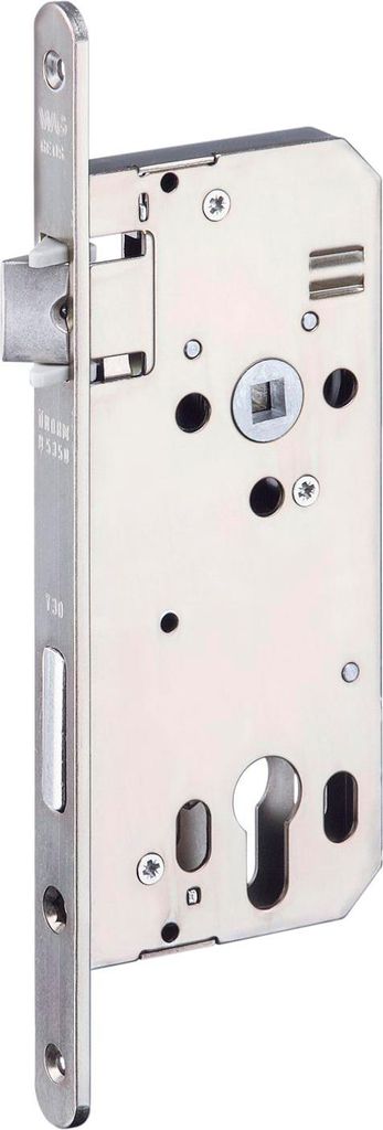 WG Einstemmschloss 421 RK, PZW, links, DM 50, Stahl verzinkt silberfärbig