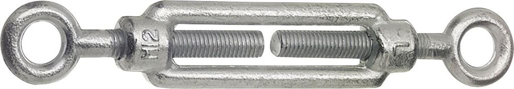 Spannschloss mit 2 Ösen Ösenspanner ø M30 zum Spannen von Seilen Stahl verzinkt