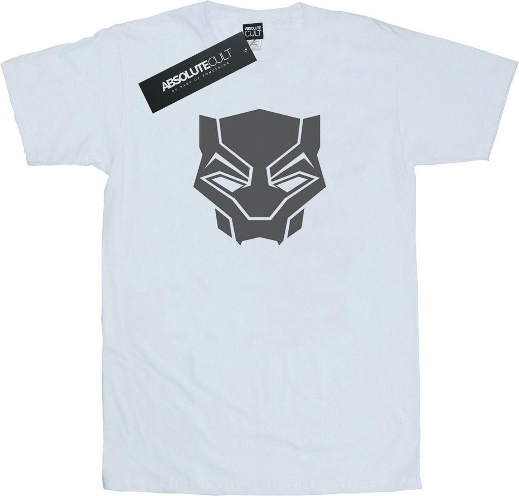 Marvel - "Black On Black" T-Shirt für Herren BI15791 (L) (Weiß)