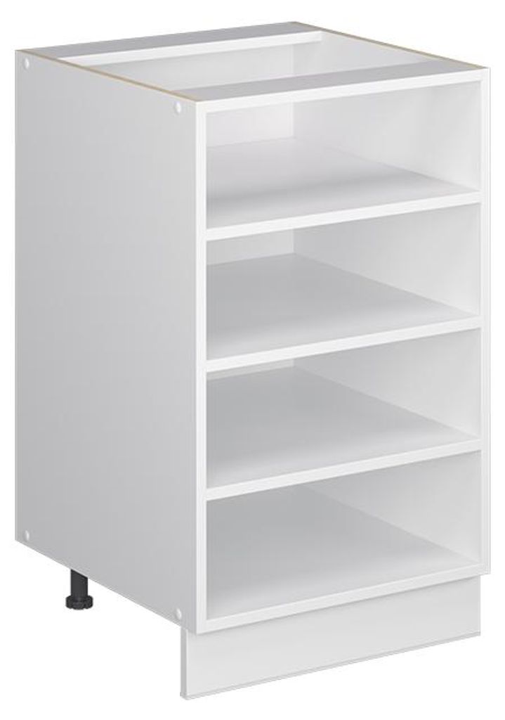 Küchenregal Vicco Fame-Line Weiß 50 cm ohne Arbeitsplatte, Produktbild 