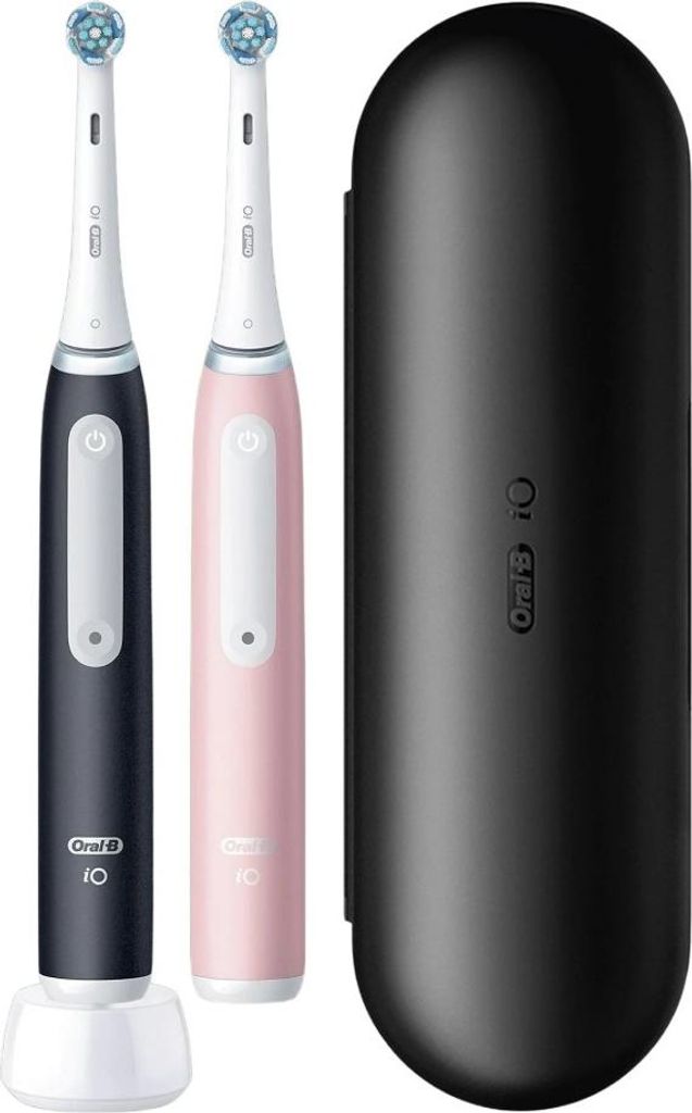 Oral-B iO Series 3n Matt Black/Blush Pink avec 2ème pièce à Image du produit 