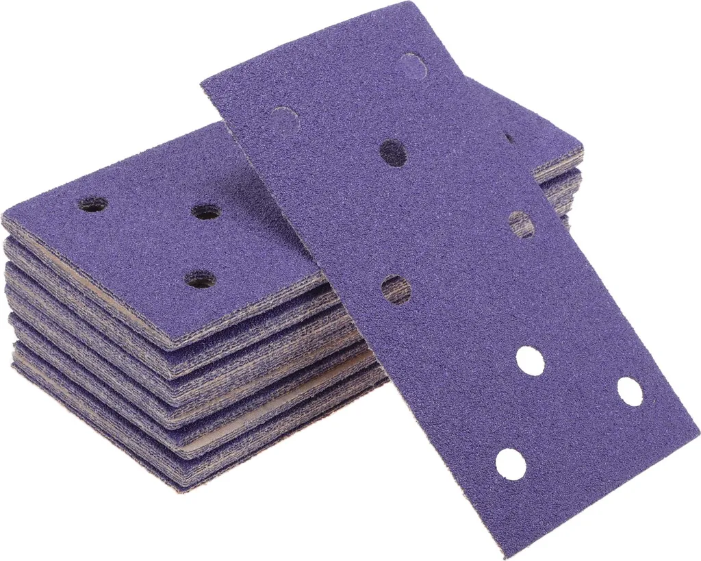 Abrasif Maille Rectangulaire 8 Trous pour Ponceuse Vibrante P60 x50