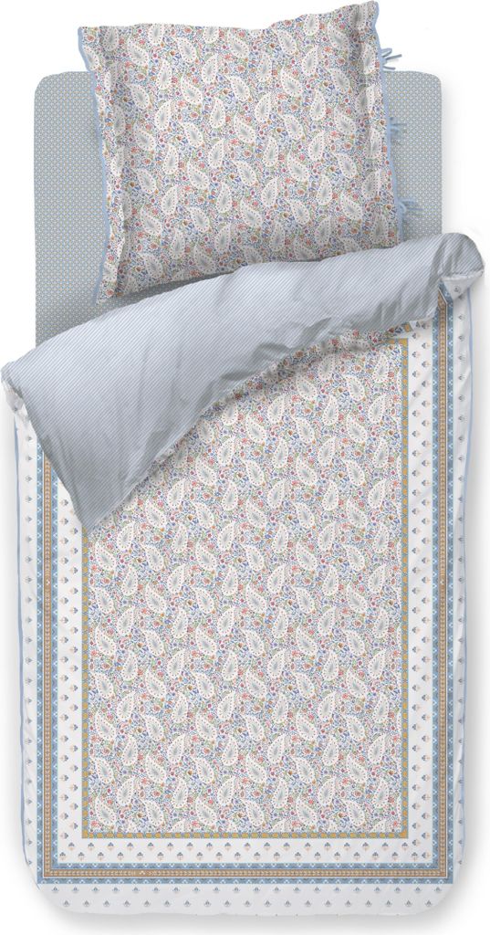 PIP Studio Bettwäsche DE PIP Kairi Bloom Light Blue 135x200 Produktbild 