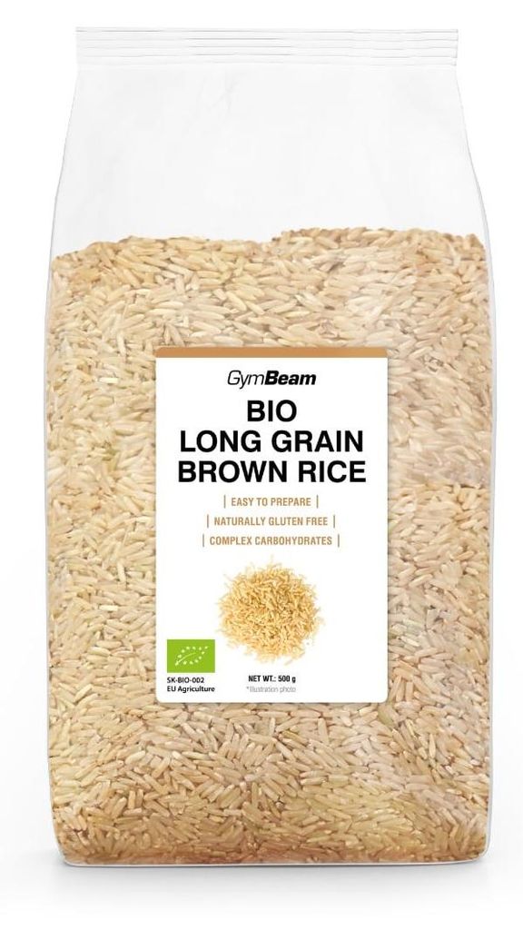 GymBeam -  Langkorn Naturreis, 500 g Produktbild 