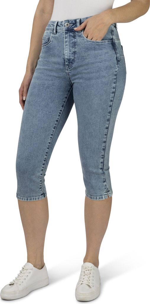 Stooker Women DENIM CAPRI Damen 7/8-Jeans Skinny Fit 44 light blue used