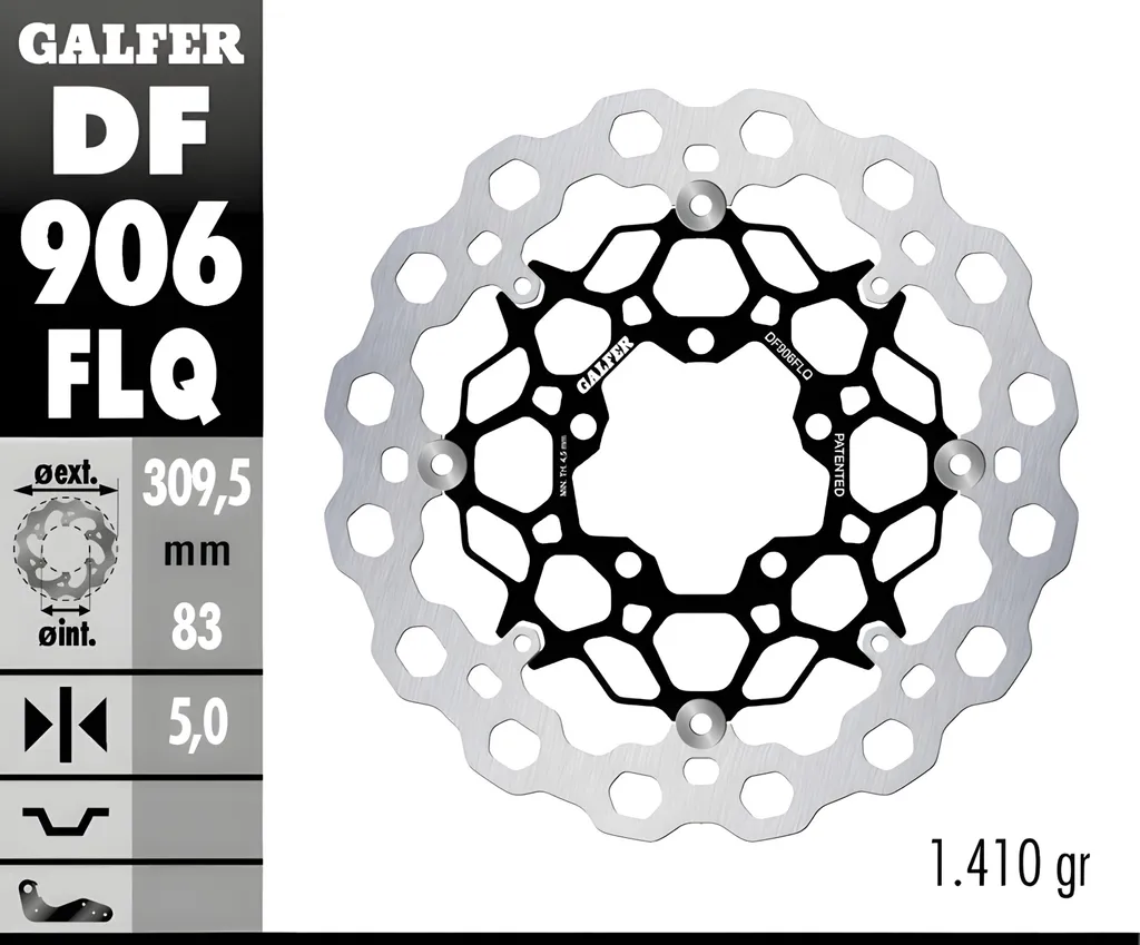 Stoppez les vibrations de freinage Triumph avec les disques Galfer CUBIQ