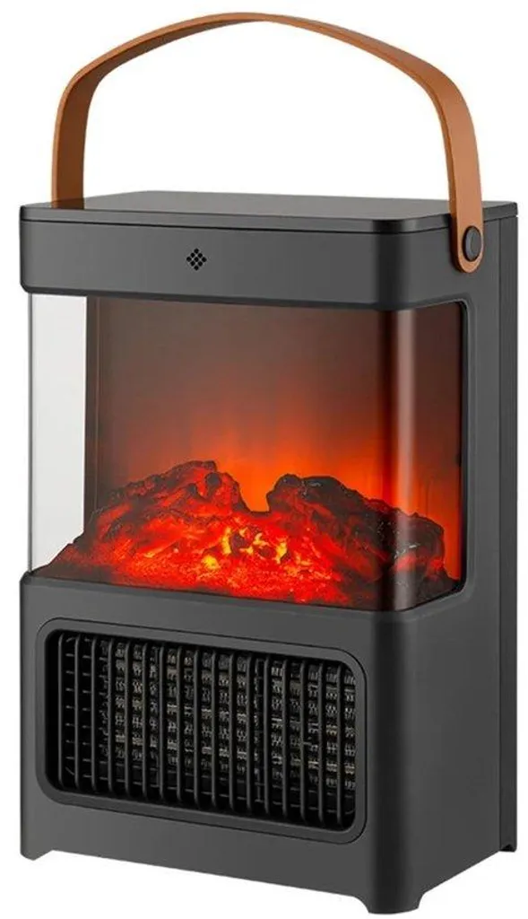 Radiateur électrique à panneaux avec flammes LED - Chauffage cheminée 2000W