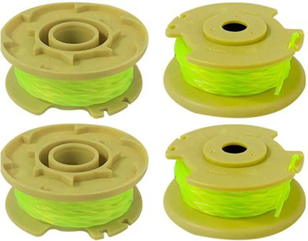 4 Bobine Ricambio per Decespugliatore RYOBI INF - Kit Compatibile Verde