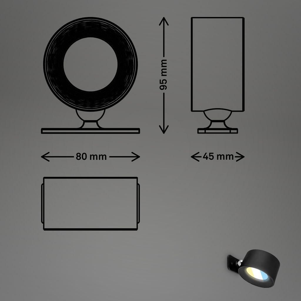 Kabellos Akku Wandlampe Ohne Bohren Magnetisch Wandleuchte