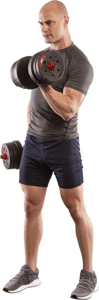 Haltères Composites 20 kg HMS SGP20 - Kit Musculation Complet Maison - 13