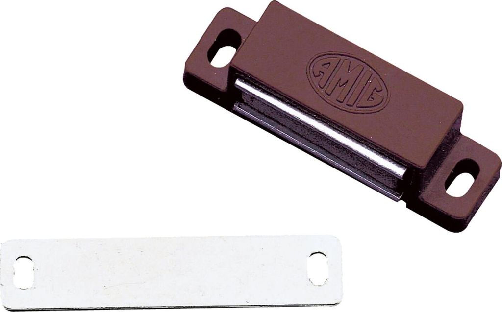 Magnetschnäpper Möbelmagnet Türmagnet Magnetverschluss Schnapper 5kg in Braun
