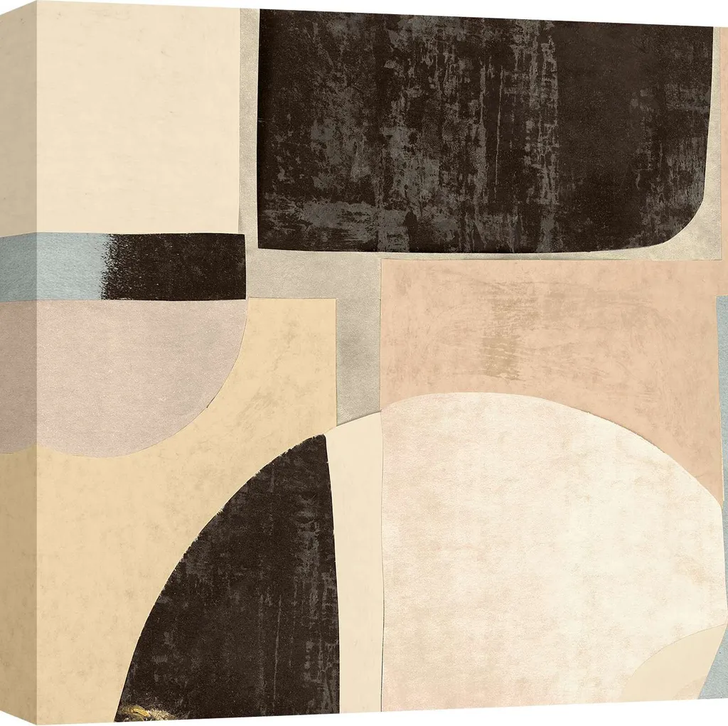 Steve Roja Pale Winter II 50x50 cm - Quadro Astratto Moderno Neutro