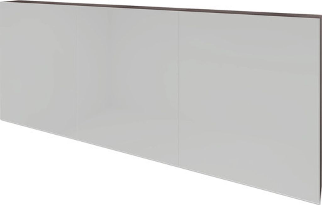 Spiegelschrank Sanox 160 x 12 x 65 cm beton anthrazit 3-türig