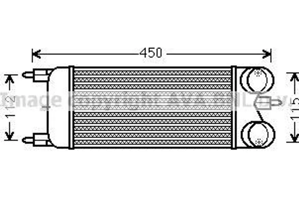 Échangeur Air Turbo 1440Q9 AVA CN4267 compatible C5 et 508 Berline SW