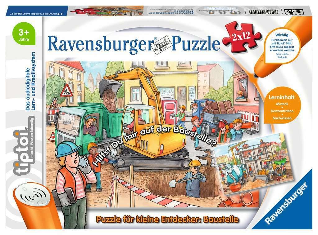 Zoo Ravensburger 00051 tiptoi® Puzzle für kleine Entdecker 