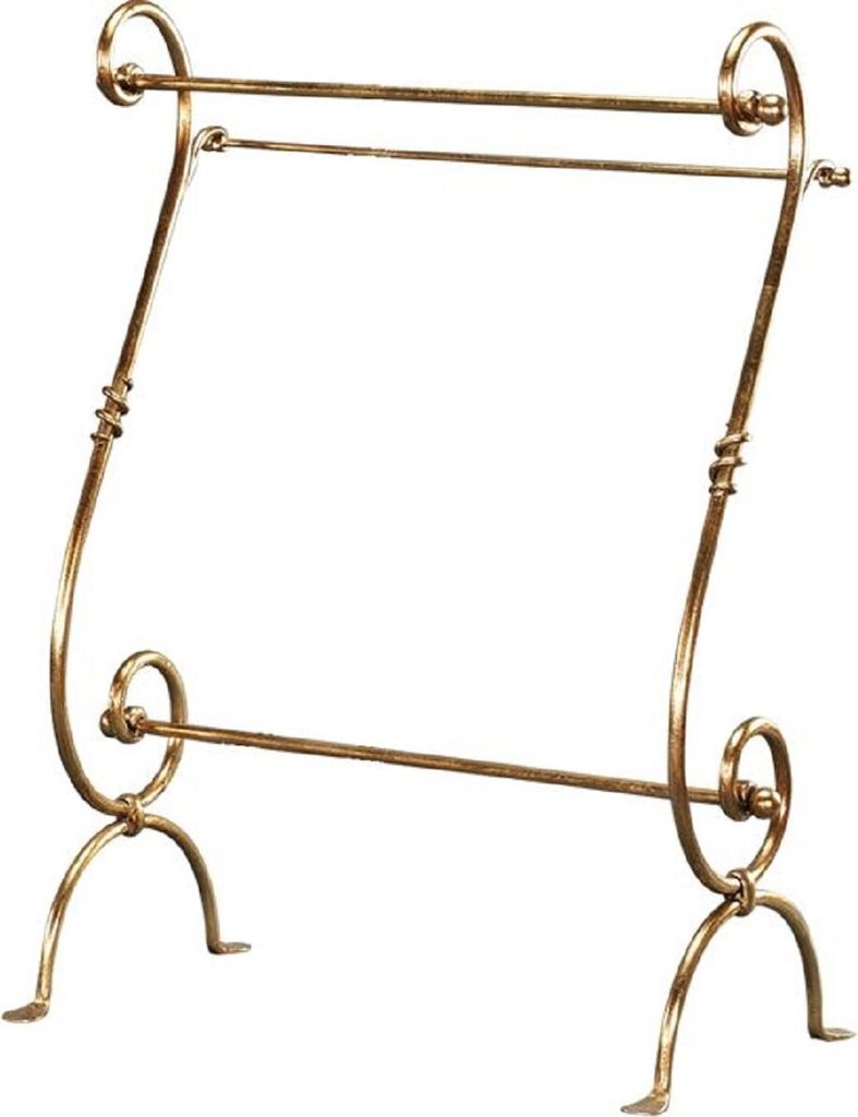 Casa Padrino Luxus Jugendstil Handtuchhalter Gold 75 x 40 x Produktbild 